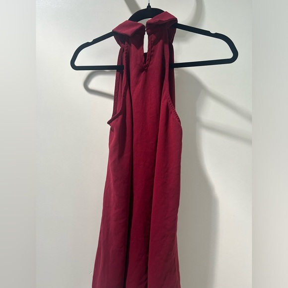 Dresses & Skirts - Red cocktail dress size, small business lapel collar